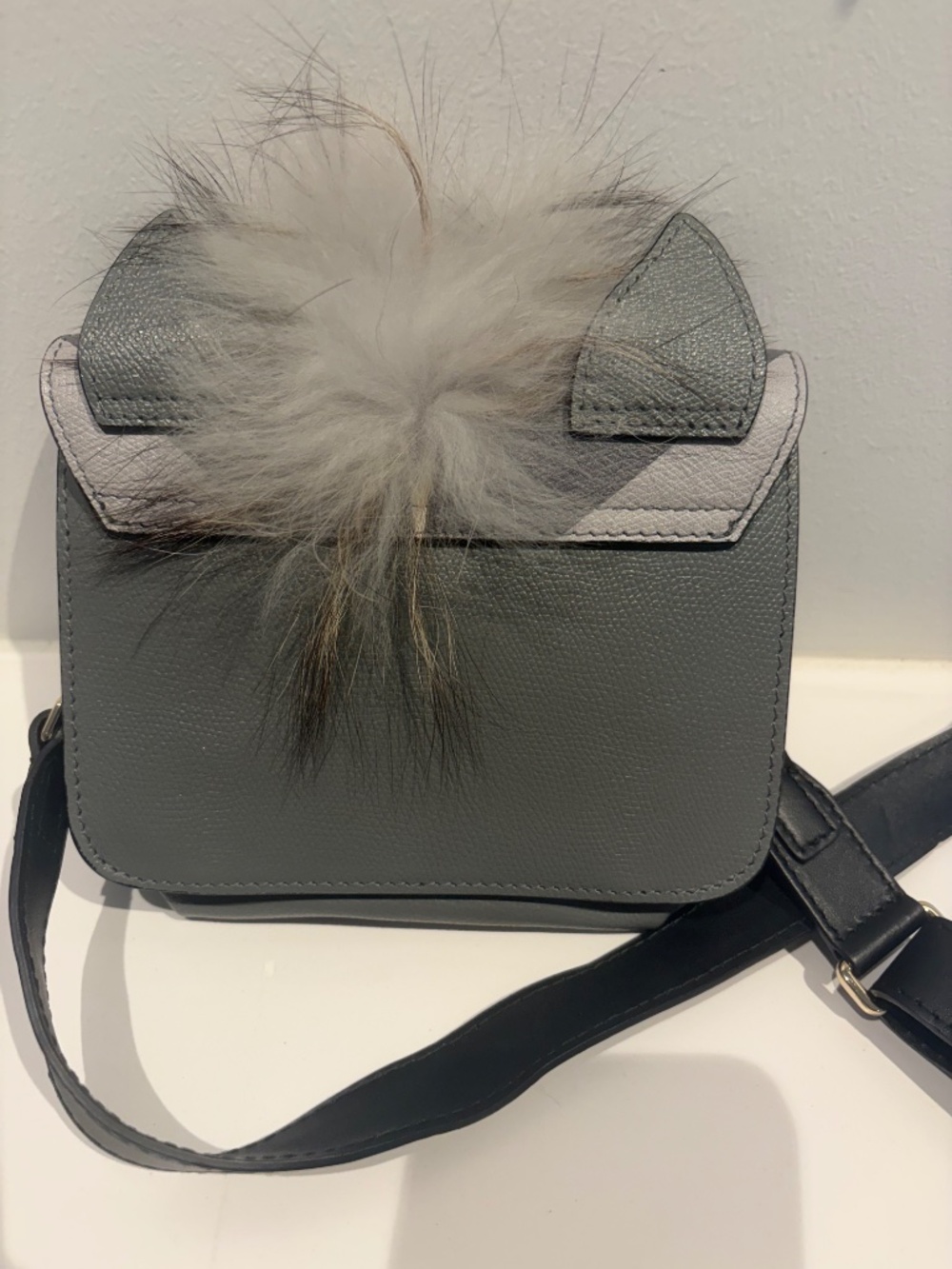 Furla Metropolis Jungle Mini Crossbody Wolf Purse - Picture 6 of 7